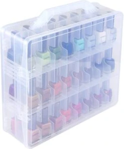 Nagellak Organizer - Koffer Met Vakverdeling - Ruimte Voor 48 Verschillende Nagellakpotjes - 35 X 30 Cm - Kunststof - Naaigarenopbergkoffer 10 Nagellak Organizer - Koffer Met Vakverdeling - Ruimte Voor 48 Verschillende Nagellakpotjes - 35 X 30 Cm - Kunststof - Naaigarenopbergkoffer -Cosmetica Winkel 1004x1200 6