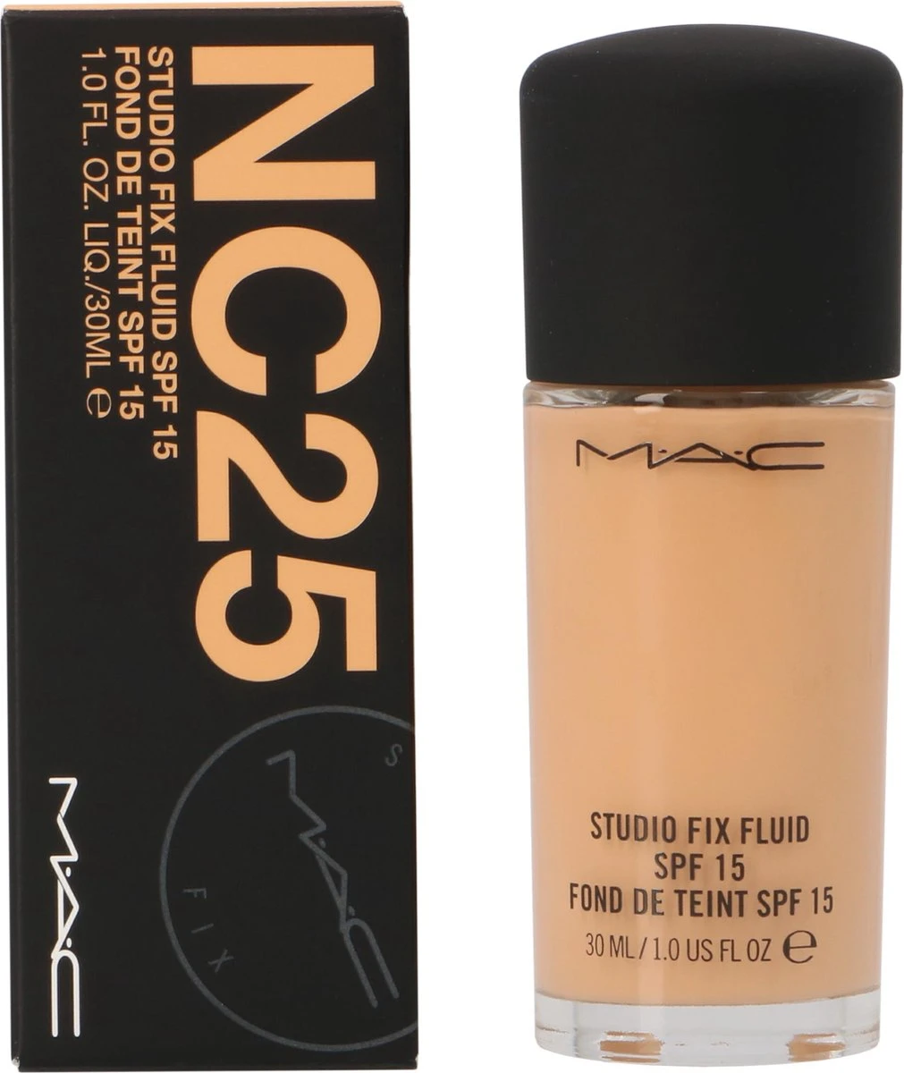 MAC Cosmetics Studio Fix Fluid Foundation - NC25 8 MAC Cosmetics Studio Fix Fluid Foundation - NC25 - Afbeelding 8