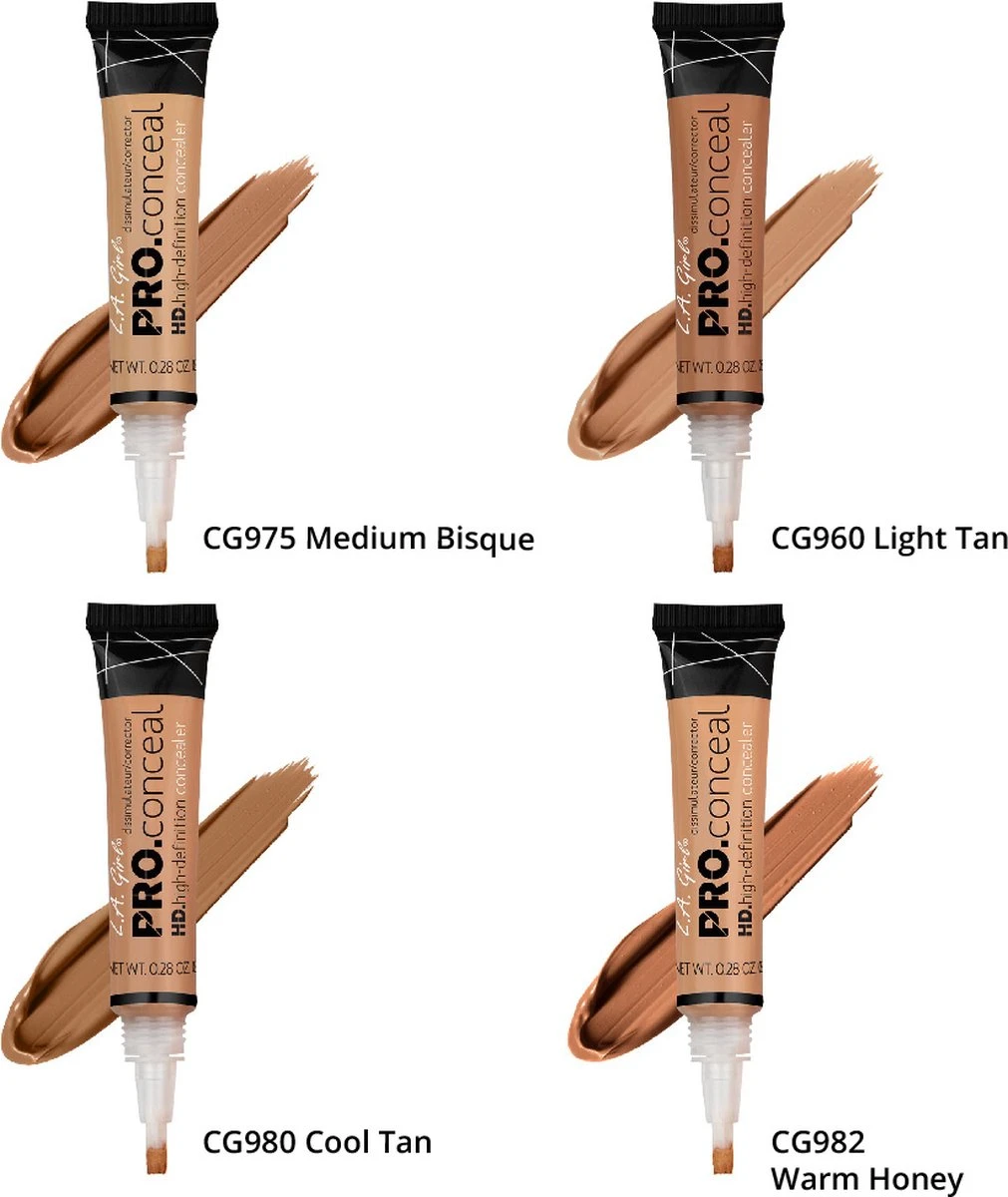 LA Girl - HD PRO Concealer - GC982 Warm Honey 7 LA Girl - HD PRO Concealer - GC982 Warm Honey - Afbeelding 7