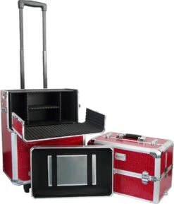 Veronica NAIL-PRODUCTS Aluminium Nagel Trolley 3 In 1 CROCO ROOD, Pedicure, Manicure. Ook Als Sinterklaas Trolley, Trolly, Koffer! 10 Veronica NAIL-PRODUCTS Aluminium Nagel Trolley 3 In 1 CROCO ROOD, Pedicure, Manicure. Ook Als Sinterklaas Trolley, Trolly, Koffer! -Cosmetica Winkel 1027x1200 16