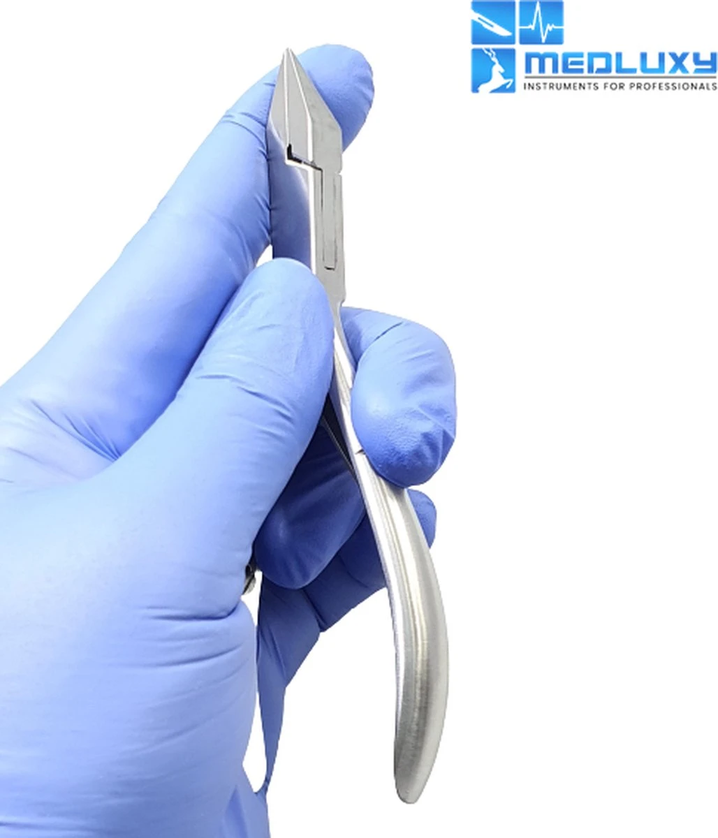 MEDLUXY - Nageltang - Hoektang ( Ingegroeide Nagels , Nagelhoekjes ) Spits Rechte Bek - Nagelknipper - 13 Cm 7 MEDLUXY - Nageltang - Hoektang ( Ingegroeide Nagels , Nagelhoekjes ) Spits Rechte Bek - Nagelknipper - 13 Cm - Afbeelding 7