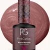 Pink Gellac - Warm Marsala - Gellak - Vegan - Bruin - Shimmer Finish - 15 Ml