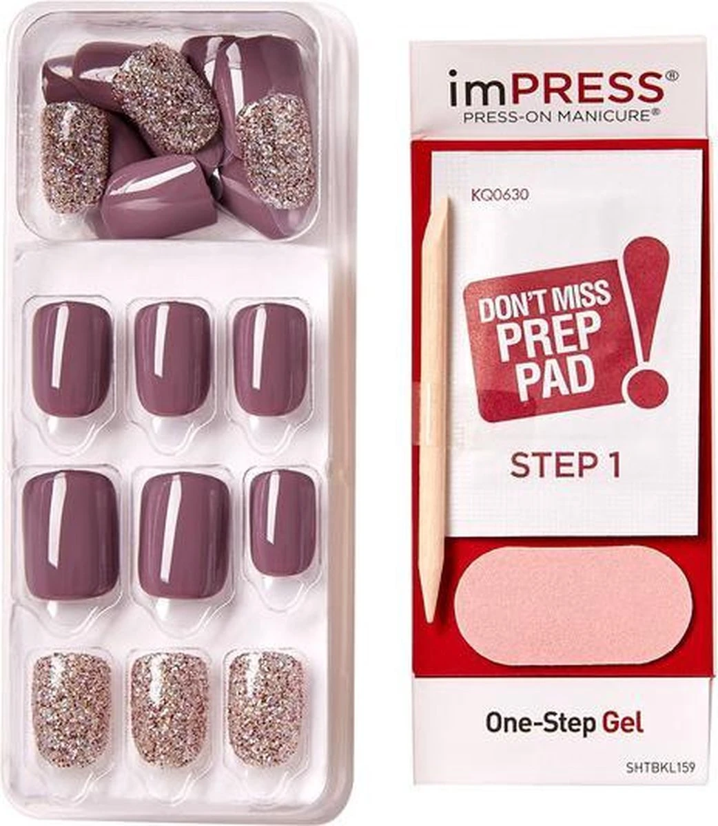 Kiss ImPRESS Press-on Manicure So Unexpected- Kunstnagels - Nagels - Press On Nails - Plaknagels - Nepnagels - 30 Stuks - Beste Kwaliteit 2 Kiss ImPRESS Press-on Manicure So Unexpected- Kunstnagels - Nagels - Press On Nails - Plaknagels - Nepnagels - 30 Stuks - Beste Kwaliteit - Afbeelding 2