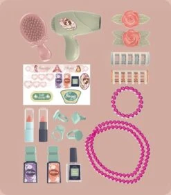 Kaptafel Kind - Make Up Tafel Met Spiegel - 44x24,5x76cm - Roze -Cosmetica Winkel 1056x1200 7