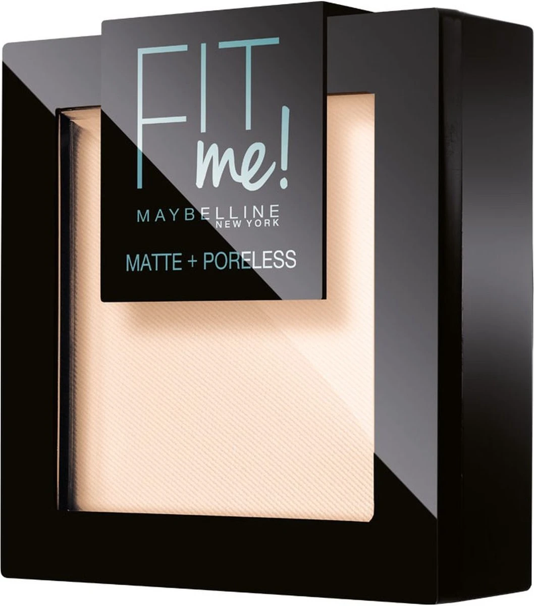 Maybelline Fit Me Matte + Poreless Compact Poeder - 104 Soft Ivory 3 Maybelline Fit Me Matte + Poreless Compact Poeder - 104 Soft Ivory - Afbeelding 3
