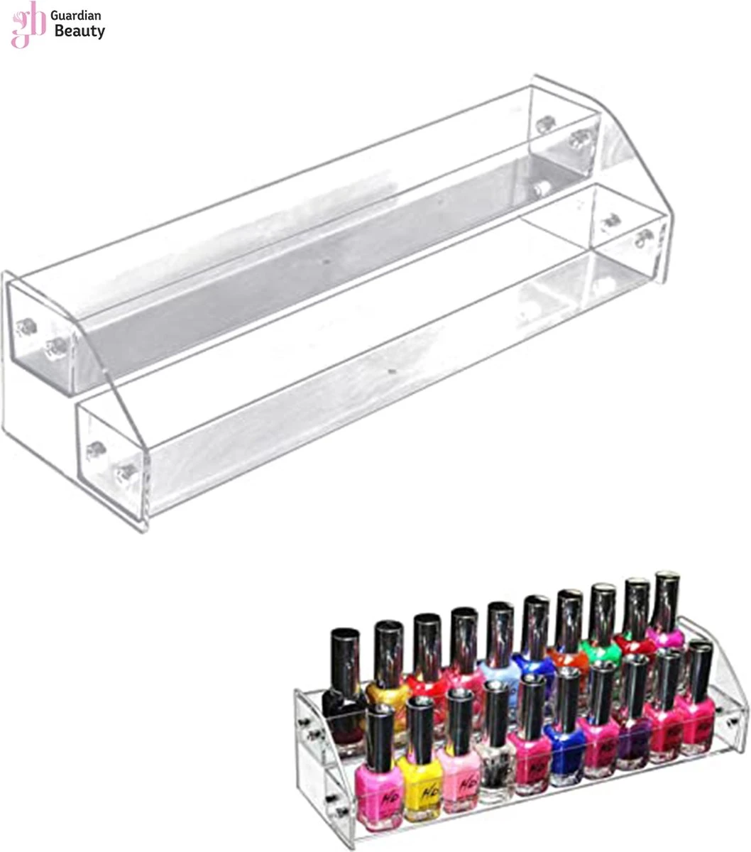 Nagellak Display 2 Lagen | Nagellak Rek | Nagellak Organizer - Nagellak Houder - Nagellak Opbergen 2 Nagellak Display 2 Lagen | Nagellak Rek | Nagellak Organizer - Nagellak Houder - Nagellak Opbergen - Afbeelding 2
