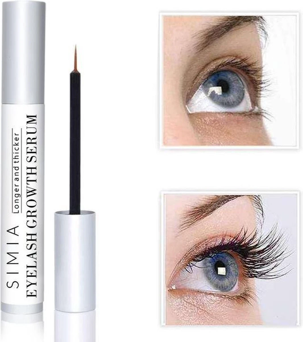 Simia™ Eyelash Growth Wimperserum - Verzorgende Conditioner - Wimpergroei - Volle Wimpers - Geschikt Voor Gevoelige Ogen - 5 Ml 4 Simia™ Eyelash Growth Wimperserum - Verzorgende Conditioner - Wimpergroei - Volle Wimpers - Geschikt Voor Gevoelige Ogen - 5 Ml - Afbeelding 4