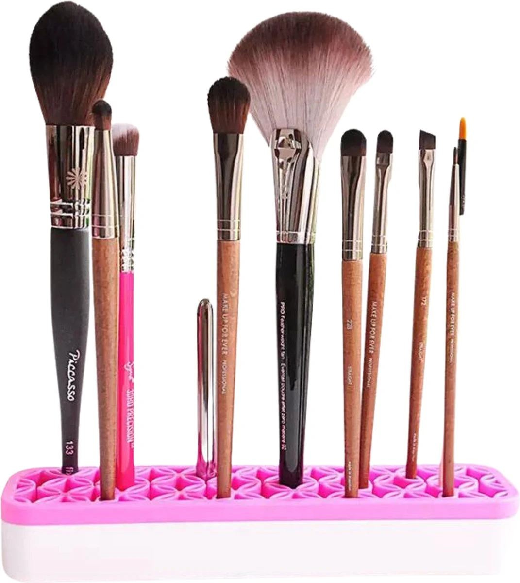 Make Up Organizer - Roze - Make Up Holder - Kwasten Organizer - Make Up Houder - Nagellak/Lipstick Organizer - Lippenstift Houder - Siliconen 1 Make Up Organizer - Roze - Make Up Holder - Kwasten Organizer - Make Up Houder - Nagellak/Lipstick Organizer - Lippenstift Houder - Siliconen