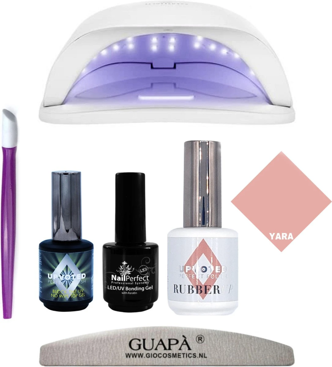 GUAPÀ® BIAB Builder Gel In A Bottle Nagelset | Gelnagels Starterspakket | Nagellak | Gellak |Builder Gel | YARA 1 GUAPÀ® BIAB Builder Gel In A Bottle Nagelset | Gelnagels Starterspakket | Nagellak | Gellak |Builder Gel | YARA