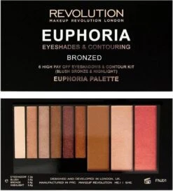 Makeup Revolution Euphoria Palette - Bronzed Euphoria -Cosmetica Winkel 1086x1200 2