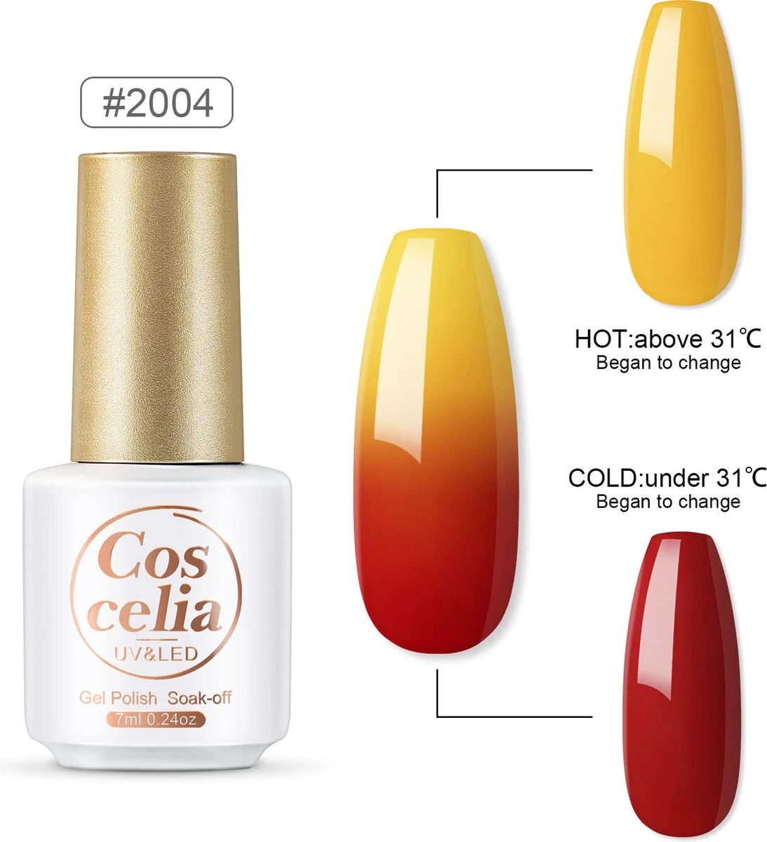10 Temperatuur Veranderende Kleuren Gellak - Gel Nagellak - Gellakset - Nagelset - Temperature Change Nail Polish - Manicureset - 10 Kleuren Gel Polish - Gelnagels - Nagellak - Gelnagel Kit 8 10 Temperatuur Veranderende Kleuren Gellak - Gel Nagellak - Gellakset - Nagelset - Temperature Change Nail Polish - Manicureset - 10 Kleuren Gel Polish - Gelnagels - Nagellak - Gelnagel Kit - Afbeelding 8