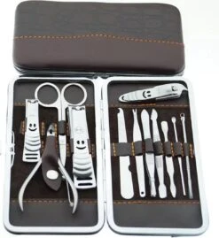12-delige Luxe Manicureset Ncl Etui Nagelset - Nagelverzorging Set - Reisset - Manicure Set & Pedicur -Nagelverzorging Set