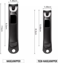 Nagelknipper Set Van 2 Voor Vingernagels En Teennagels Teennagelknipper - RVS 10 Nagelknipper Set Van 2 Voor Vingernagels En Teennagels Teennagelknipper - RVS -Cosmetica Winkel 1104x1200 2