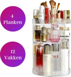 LuZana Make-Up Organizer - Beauty Organizer Voor Make Up - 360° Roterend - Opbergbox - Opbergdoos Cosmetica - Sieradendoos - Nagellak - Lippenstift - Transparant - Cadeautje Voor Vrouw 15 LuZana Make-Up Organizer - Beauty Organizer Voor Make Up - 360° Roterend - Opbergbox - Opbergdoos Cosmetica - Sieradendoos - Nagellak - Lippenstift - Transparant - Cadeautje Voor Vrouw -Cosmetica Winkel 1109x1200 8