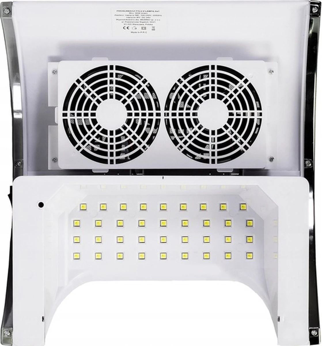 Merkloos UV/LED Lamp - 80W - Inclusief Afzuiging - Wit - Timer - 2 In 1 Nagellamp - Gellak - Salon - Nagelsalon - Afzuiger Nagels - Nagellamp - Nageldroger - UV Lamp - Led Lamp 5 Merkloos UV/LED Lamp - 80W - Inclusief Afzuiging - Wit - Timer - 2 In 1 Nagellamp - Gellak - Salon - Nagelsalon - Afzuiger Nagels - Nagellamp - Nageldroger - UV Lamp - Led Lamp - Afbeelding 5