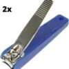 Orange85 Nagelknippers RVS 2 Stuks - Vingers & Tenen - Blauw