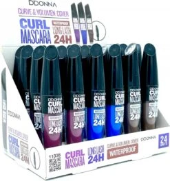 D'Donna - Curl Mascara - Bruin - Waterproof - 1 Flesje Met 8 Gram Inhoud 8 D'Donna - Curl Mascara - Bruin - Waterproof - 1 Flesje Met 8 Gram Inhoud -Cosmetica Winkel 1123x1200