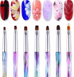 Elysee Beauty 7 Penselen Set Voor Nagel Gel En Polygel - Nagel Kwasten - Nail Brush -Cosmetica Winkel 1147x1200 9