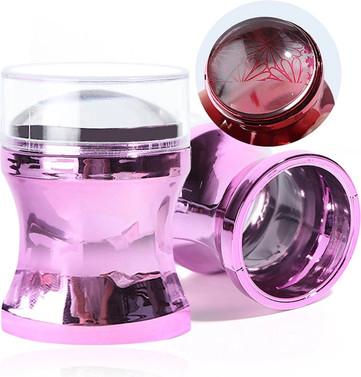 Isabelle Nails Nagel Stempel Violet + Stempelkaarten 1 Isabelle Nails Nagel Stempel Violet + Stempelkaarten