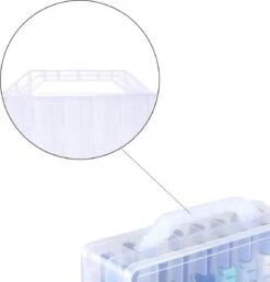 Nagellak Organizer - Koffer Met Vakverdeling - Ruimte Voor 48 Verschillende Nagellakpotjes - 35 X 30 Cm - Kunststof - Naaigarenopbergkoffer 11 Nagellak Organizer - Koffer Met Vakverdeling - Ruimte Voor 48 Verschillende Nagellakpotjes - 35 X 30 Cm - Kunststof - Naaigarenopbergkoffer -Cosmetica Winkel 1149x1200 12