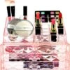A&K 2in1 Make-up Organizer - 4 Lades Cosmetica Opbergdoos - Kaptafel - Roze