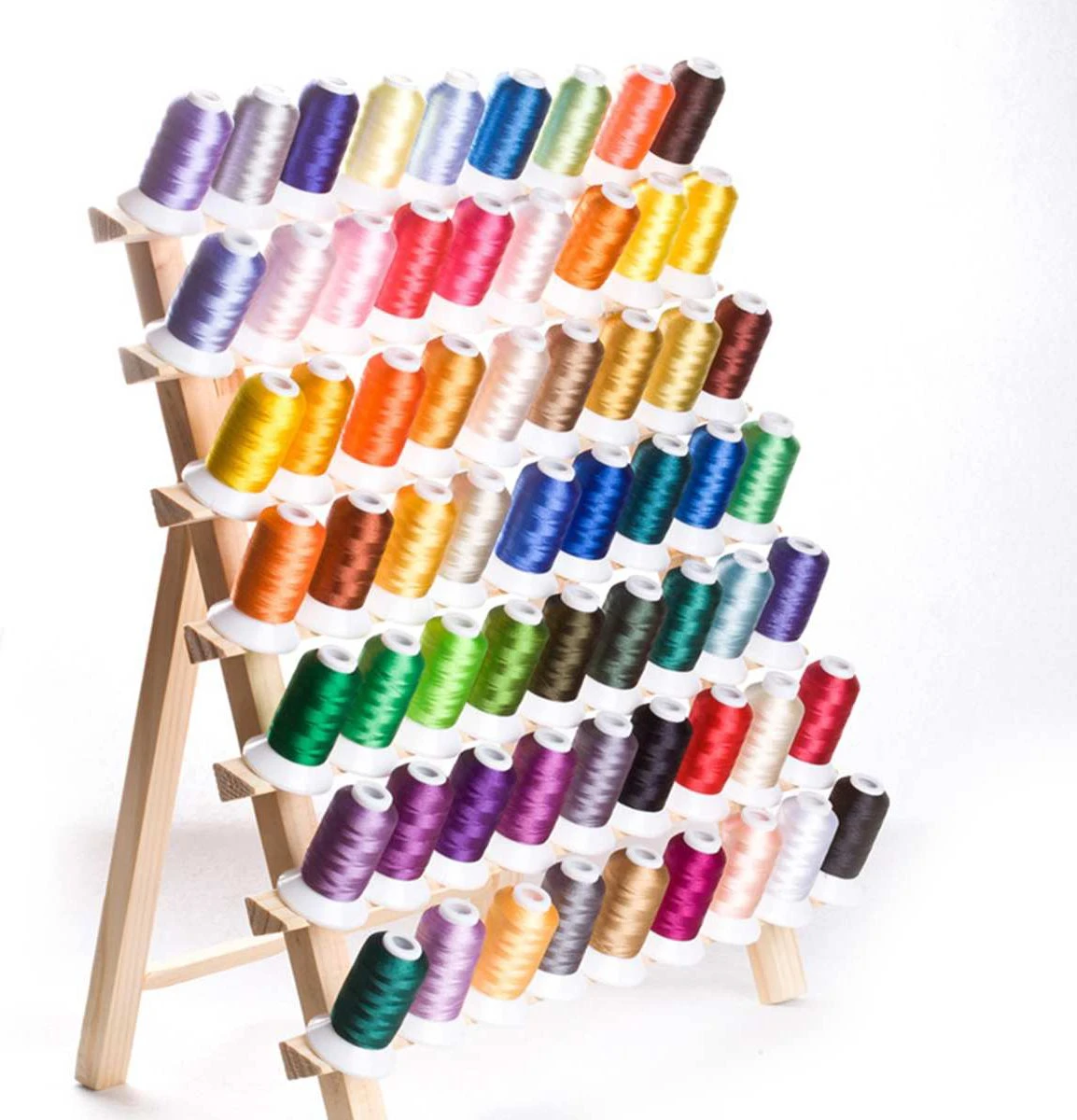 Merkloos Houten Naaigaren Rek - 60 Houders Voor Garen - Voor Naaien & Borduren - Opbergrek Staand - 60 Pinnen - Houder - Organizer - Hout 6 Merkloos Houten Naaigaren Rek - 60 Houders Voor Garen - Voor Naaien & Borduren - Opbergrek Staand - 60 Pinnen - Houder - Organizer - Hout - Afbeelding 6