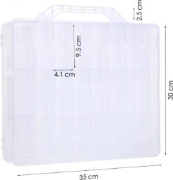 Nagellak Organizer - Koffer Met Vakverdeling - Ruimte Voor 48 Verschillende Nagellakpotjes - 35 X 30 Cm - Kunststof - Naaigarenopbergkoffer 9 Nagellak Organizer - Koffer Met Vakverdeling - Ruimte Voor 48 Verschillende Nagellakpotjes - 35 X 30 Cm - Kunststof - Naaigarenopbergkoffer -Cosmetica Winkel 1155x1200 9