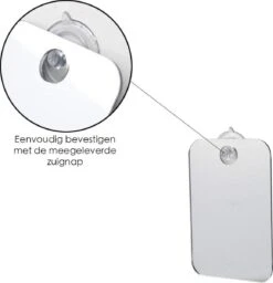 Merkloos Make-up Spiegel Wit - Spiegeltje - Badkamer Spiegel - Waterbestendig - Reisspiegel - 17 X 13 Cm -Cosmetica Winkel 1159x1200 14