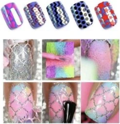 GUAPÀ - Nail Art Nagel Sjabloon Stickers 42 Vellen - Zelfklevende Nagelstickers & Nageldecoratie 3D Goud En Zilver 14 GUAPÀ - Nail Art Nagel Sjabloon Stickers 42 Vellen - Zelfklevende Nagelstickers & Nageldecoratie 3D Goud En Zilver -Cosmetica Winkel 1163x1200 12