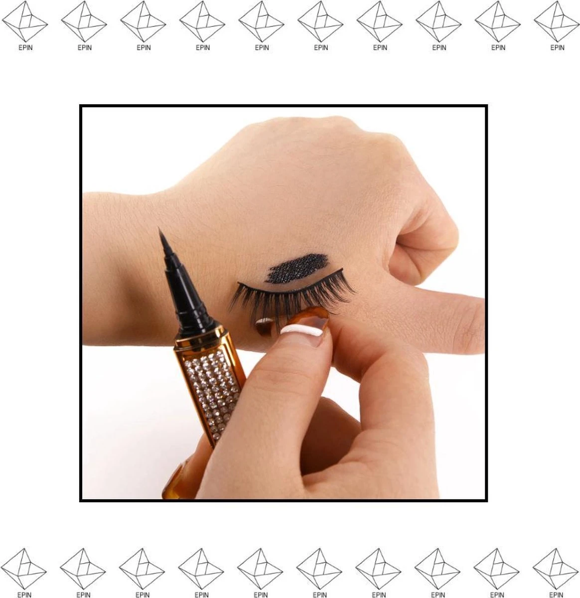Merkloos EPIN | Magnetische Eyeliner | Voor Magnetische Wimpers | Zwart 2 Merkloos EPIN | Magnetische Eyeliner | Voor Magnetische Wimpers | Zwart - Afbeelding 2