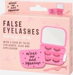 Wake Up And Make Up Wimpers Set - Lashes - Nepwimpers - Valse Wimpers - Eyelashes - Magnetic Lashes - Magneet Wimpers - Fake Lashes - Magnetische Eyeliner - Nepwimpers Met Lijm - Wimperlijm - 3D Wimpers -