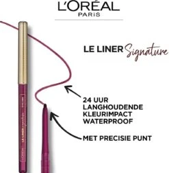 L’Oréal Paris Make-Up Designer Le Liner Signature 08 Taupe Grey Tweed – Grijs Waterproof Oogpotlood - 5,4 Gr. 13 L’Oréal Paris Make-Up Designer Le Liner Signature 08 Taupe Grey Tweed – Grijs Waterproof Oogpotlood - 5,4 Gr. -Cosmetica Winkel 1174x1200 1