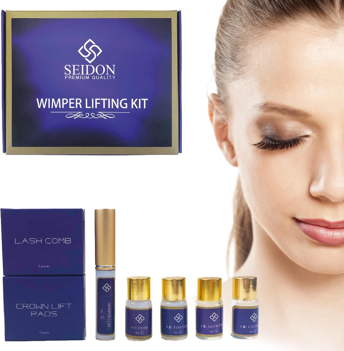 Seidon - Wimperlifting Set - Vernieuwde Editie - Lash Lift - Wimperkruller - Lash Lifting Kit 1 Seidon - Wimperlifting Set - Vernieuwde Editie - Lash Lift - Wimperkruller - Lash Lifting Kit