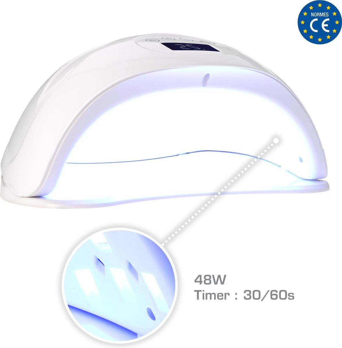 MEANAIL® Sunshine -UV LED Lamp - 48w - Nageldroger - Gel Nagellak 3 MEANAIL® Sunshine -UV LED Lamp - 48w - Nageldroger - Gel Nagellak - Afbeelding 3