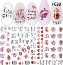 GUAPÀ - Nail Art 3D Nagel Stickers Set Met Een Top Coat Voor Goede Hechting - Nagel Decoratie & Versiering Folie - 6 Sticker Vellen Met Top Coat 12 GUAPÀ - Nail Art 3D Nagel Stickers Set Met Een Top Coat Voor Goede Hechting - Nagel Decoratie & Versiering Folie - 6 Sticker Vellen Met Top Coat -Cosmetica Winkel 1178x1200 11