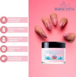 Bone Vista® Acryl Nagels Starterspakket - Wit, Roze & Transparant - Professionele Kunstnagels -Cosmetica Winkel 1182x1200 7
