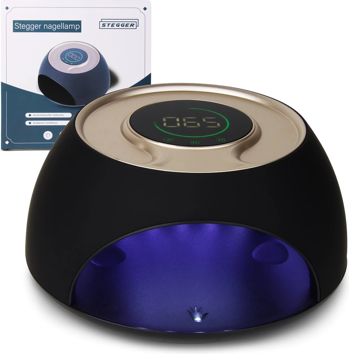 Stegger - LED/UV Nagellamp - Tafellamp Nagelstyliste - Nagellamp Voor Gel Nagellak - 120W - 42 Ingebouwde LED's 7 Stegger - LED/UV Nagellamp - Tafellamp Nagelstyliste - Nagellamp Voor Gel Nagellak - 120W - 42 Ingebouwde LED's - Afbeelding 7