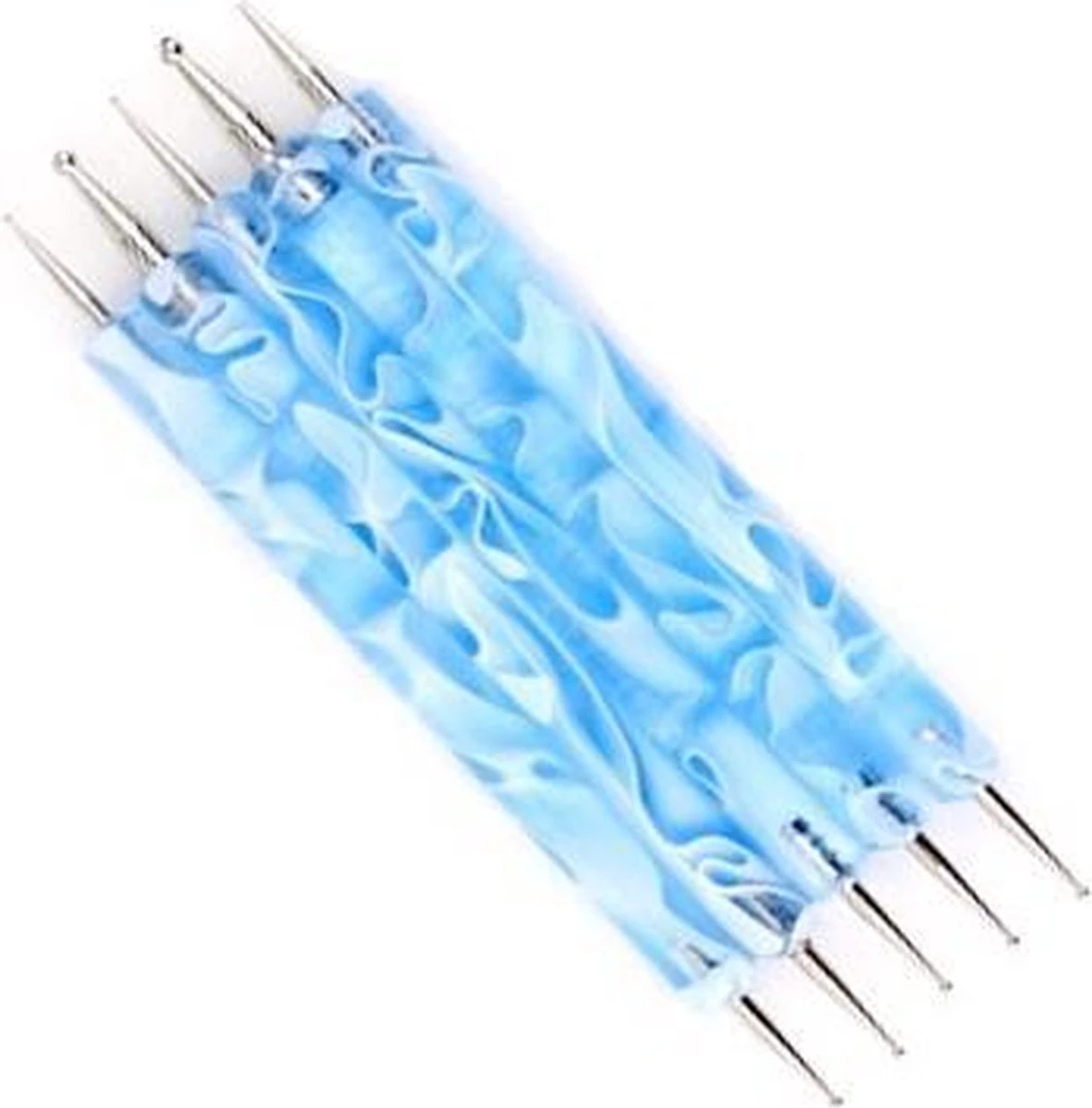 Druppelpennen Marmer Blauw (5 Stuks) 1 Druppelpennen Marmer Blauw (5 Stuks)