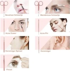 Merkloos Professionele Manicure Set & Pedicureset – Nagelset – Behandeling Nagels En Huid - 18delig -Cosmetica Winkel 1185x1200 17