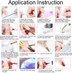 LOUZIR Acrylnagels Starterspakket- 42 Kleuren Acryl Poeders- Nagelgel- Glitters - Cadeautip 15 LOUZIR Acrylnagels Starterspakket- 42 Kleuren Acryl Poeders- Nagelgel- Glitters - Cadeautip -Cosmetica Winkel 1188x1200 22