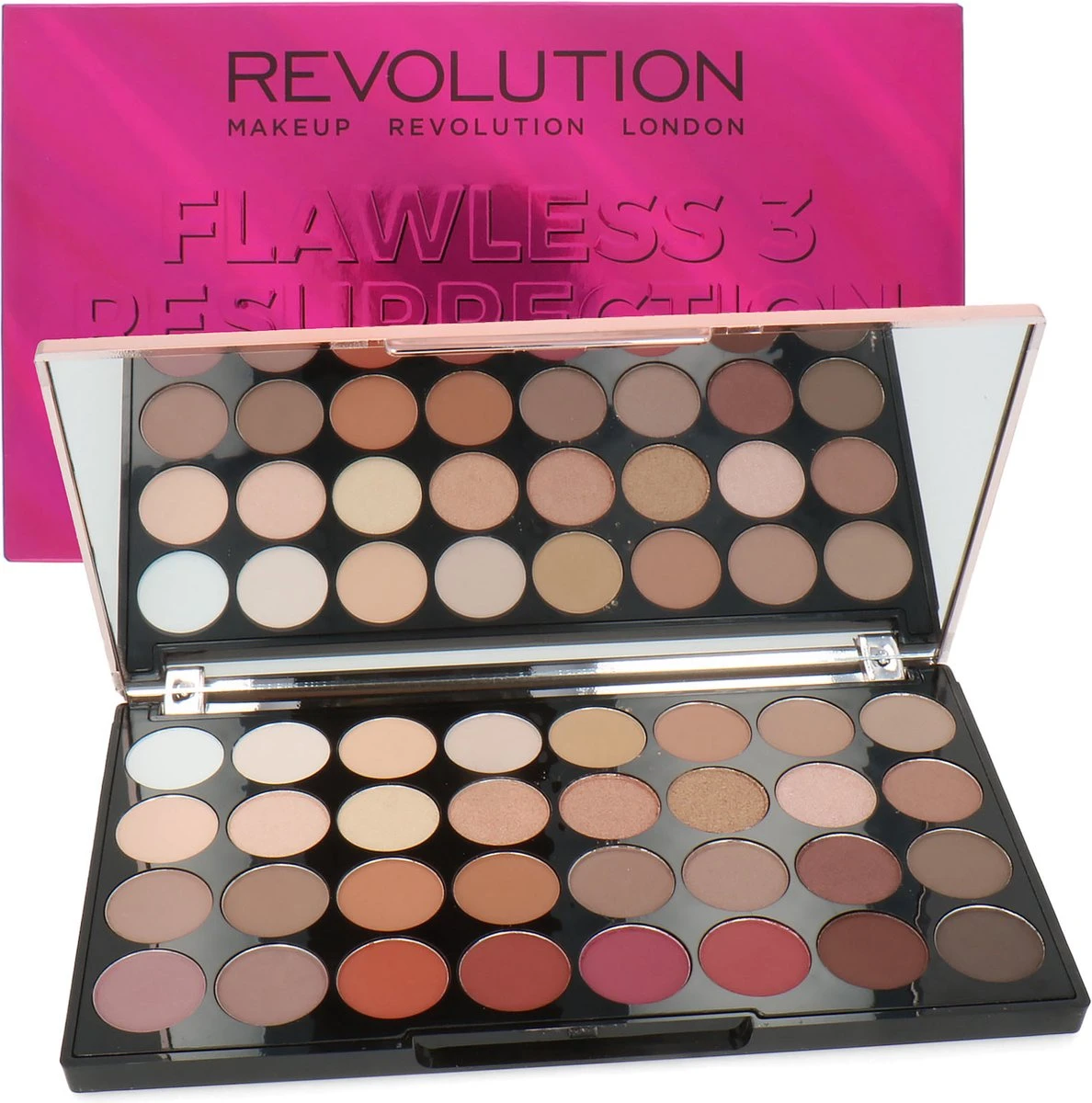 Makeup Revolution Flawless 3 Oogschaduw Palette - Resurrection 1 Makeup Revolution Flawless 3 Oogschaduw Palette - Resurrection