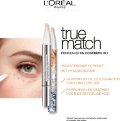 L’Oréal Paris - True Match Eye-Cream In A Concealer - 1-2R Rose Porcelain 12 L’Oréal Paris - True Match Eye-Cream In A Concealer - 1-2R Rose Porcelain -Cosmetica Winkel 1189x1200 8