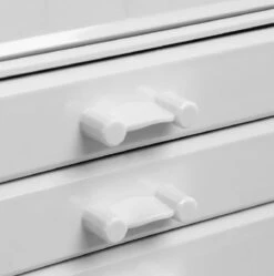 Nancy's Cutler Make-Up Organizer - Make-Up Opslag - 4 Lades - Open Vakken - Wit - Acryl - 24 X 13.5 X 18.5 Cm -Cosmetica Winkel 1191x1200 32