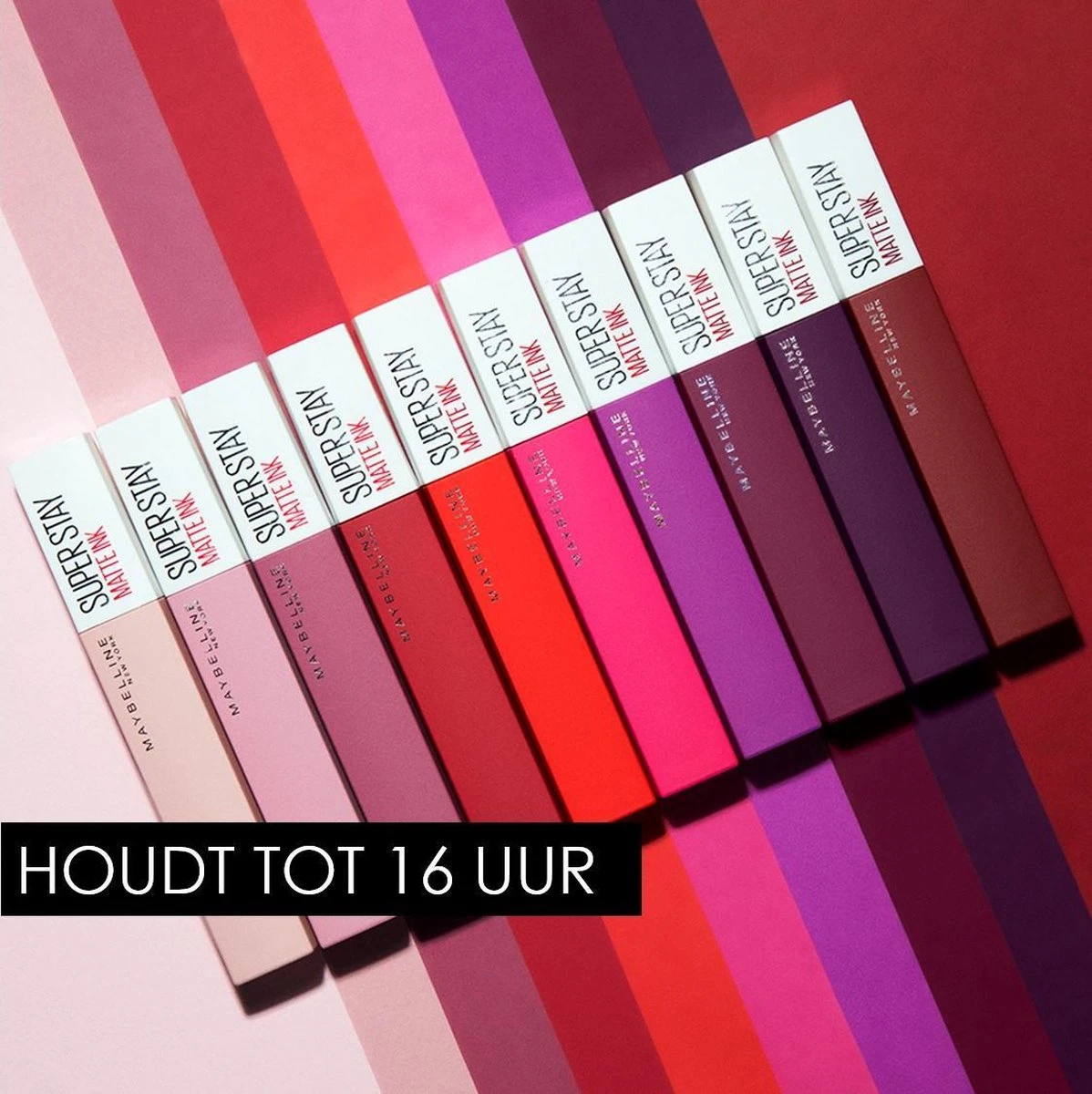 Maybelline Stay Matte Ink Lippenstift - 65 Seductres 12 Maybelline Stay Matte Ink Lippenstift - 65 Seductres - Afbeelding 12