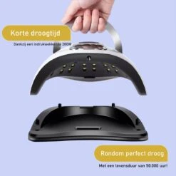 280 Watt UV LED Lamp Nagels - 66 Leds - SUN X10 MAX - Nagel UV Lamp - Gellak Lamp - Nagellamp - Nagellamp Led - Nagellamp Voor Gel Nagellak - Nagellamp Led Uv - Nagellamp Uv - Nagellamp Gelnagels - Gellak - Nageldroger -Cosmetica Winkel 1199x1200 24