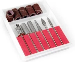 Beautylush Elektrische Nagelfrees Set 65W. Inclusief Schuurkapjes Wit. 11 Beautylush Elektrische Nagelfrees Set 65W. Inclusief Schuurkapjes Wit. -Cosmetica Winkel 1200x1002 3