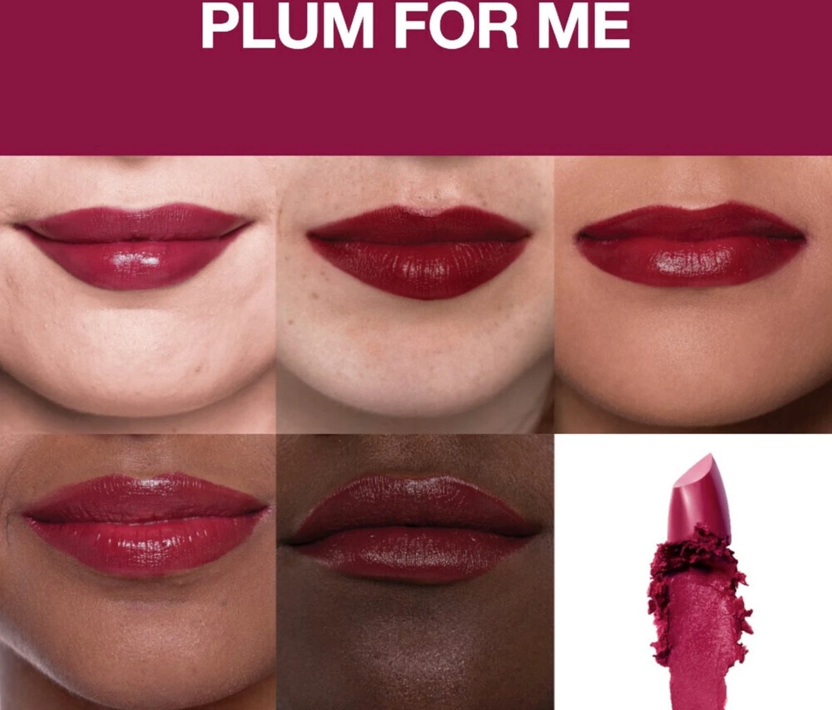 Maybelline Color Sensational Made For All Lippenstift - 388 Plum For Me - Paars - Glanzend 4 Maybelline Color Sensational Made For All Lippenstift - 388 Plum For Me - Paars - Glanzend - Afbeelding 4