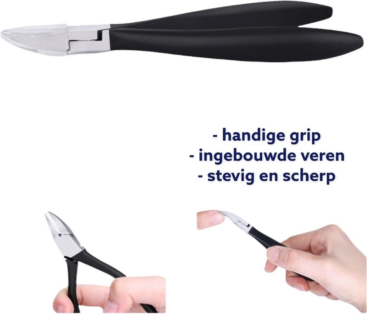 Medies - Professionele Zware Nageltang Voor Teennagels | Nagelknipper Teennagels | Ingegroeide Teennagel | Kalknagel | Harde Teennagels | Nagelschaar | Pedicure - Ingebouwde Veren 2 Medies - Professionele Zware Nageltang Voor Teennagels | Nagelknipper Teennagels | Ingegroeide Teennagel | Kalknagel | Harde Teennagels | Nagelschaar | Pedicure - Ingebouwde Veren - Afbeelding 2
