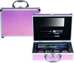 Make Up Koffer Glanzend Roze 6 Make Up Koffer Glanzend Roze -Cosmetica Winkel 1200x1026 9