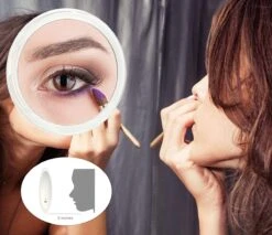 20x Vergrotende Spiegel | Met Zuignappen| Make- Up Spiegel | Close- Up Spiegel | Supervergroting | 12.5cm Diameter | Transparant 5 20x Vergrotende Spiegel | Met Zuignappen| Make- Up Spiegel | Close- Up Spiegel | Supervergroting | 12.5cm Diameter | Transparant -Cosmetica Winkel 1200x1034 4